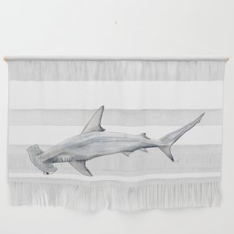 Hammerhead shark for shark lovers, divers and fishermen Wall Hanging