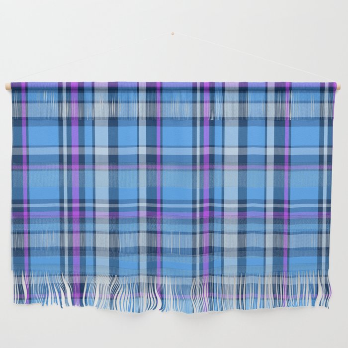 Plaid // Periwinkle Wall Hanging