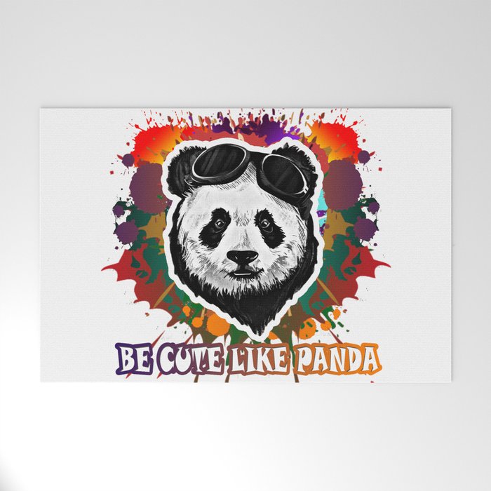 Be Cute like Panda Welcome Mat