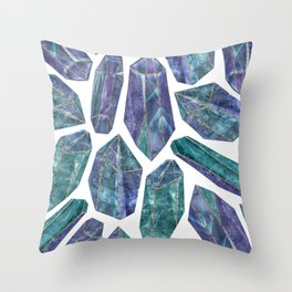 sweet dreams crystals Throw Pillow