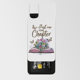 Just One More Chapter Floral Book Android Card Case
