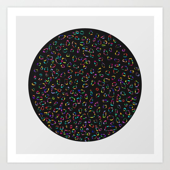 Universe inside a Circle Art Print