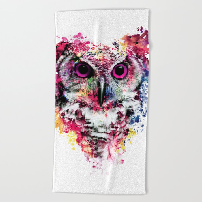 Owl Beach Towel
