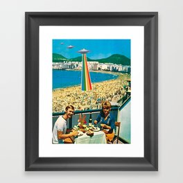 A Summer Vacation Framed Art Print
