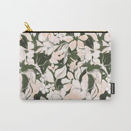 Floral Socks Carry-All Pouch