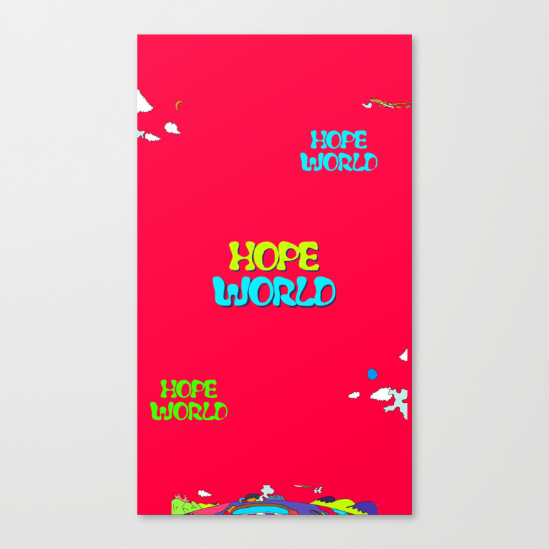 Bts J Hope Hope World Canvas Print By Keuphonii Society6