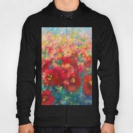 Impressionist Floral Abstract by OLena Art Hoody