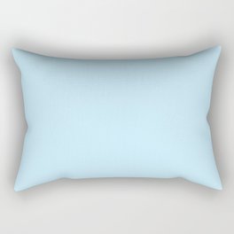 Pastel Blue - Light Pale Powder Blue - Solid Color Rectangular Pillow