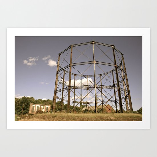 Gasometer Beauty Art Print