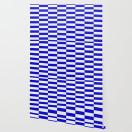 Blue Checkered Wallpaper For Any Decor Style Society6