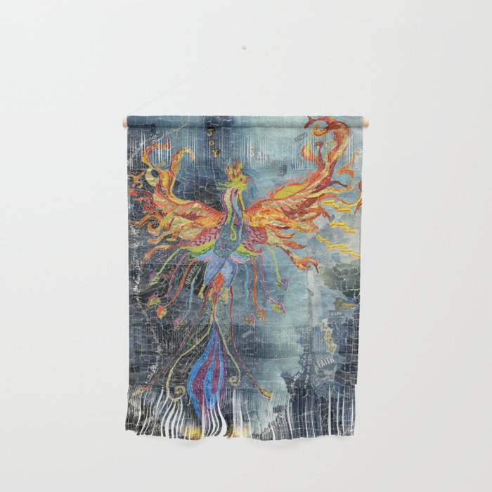 The Phoenix Rising From the Ashes Wall Hanging