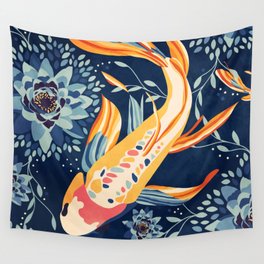 The Lotus Pond Wall Tapestry