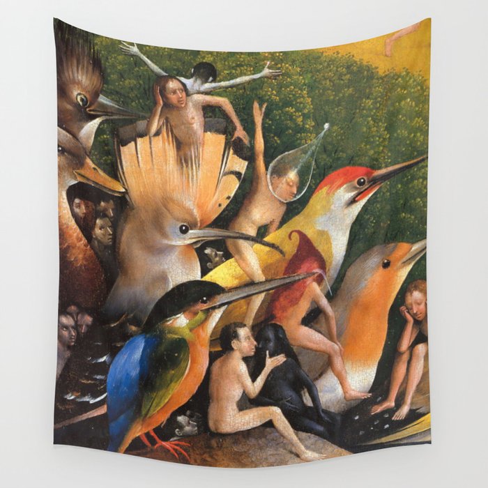 The garden of new arrivals earthly delights tapestry