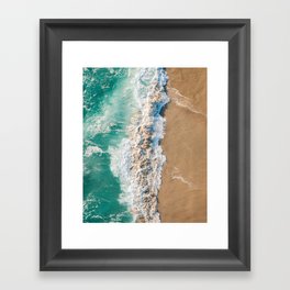 Sandy Beach Framed Art Print
