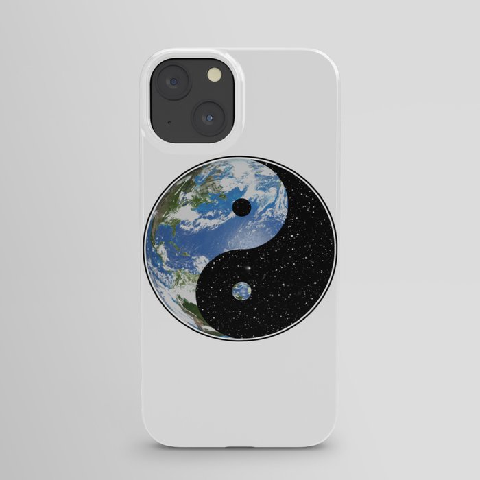 Earth / Space Yin Yang iPhone Case