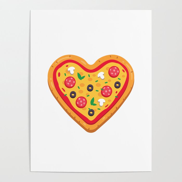 Pizza Love Poster