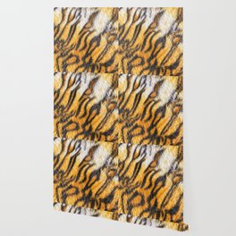 Tiger fur pattern Wallpaper