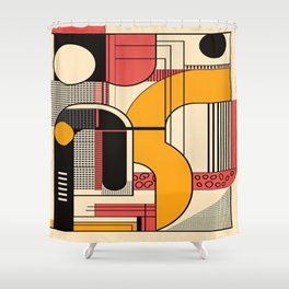 Timeless Lines Minimalist Art in a Modernist Tradition Shower Curtain