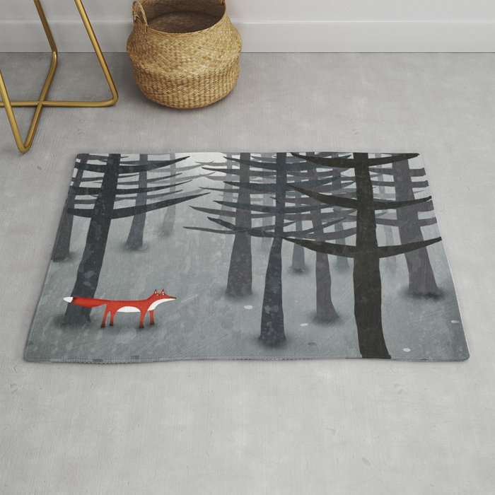 The Fox and the Forest Rug