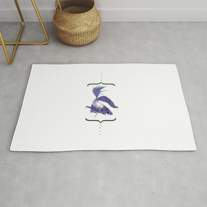 "betto" to fish Rug