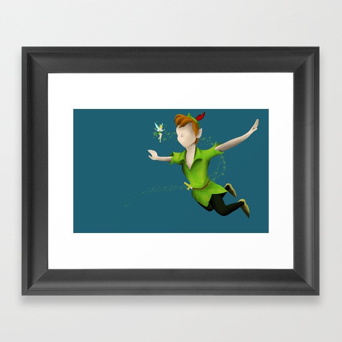 Peter Pan Framed Art Print