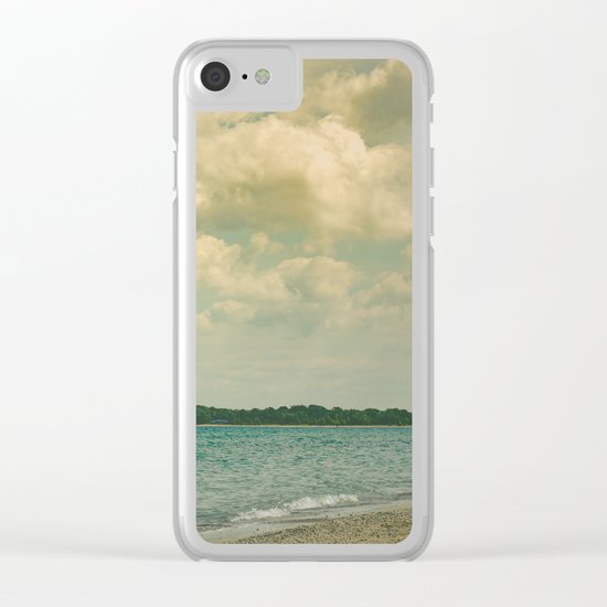 Where Are You Now Clear iPhone Case