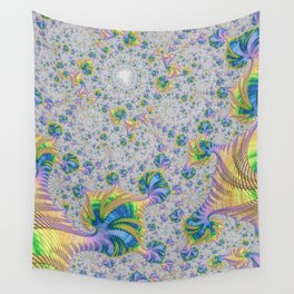 Colorful fractal Wall Tapestry