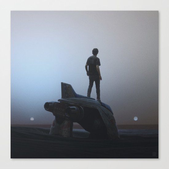 SpaceShip Canvas Print