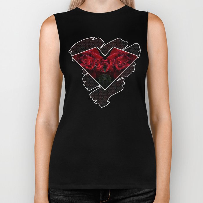 Roses V3 Vt Shirts Biker Tank By Lcas6shop Society6