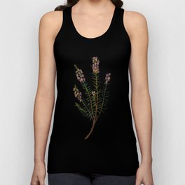 Erica Mediterranea by Mary Delany Paper Collage Floral Flower Botanical Mosaic Vintage Scientific Plant Anatomy Tank Top