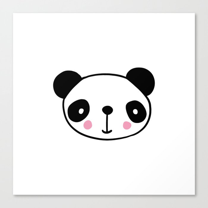 Cute Panda Head In Black And White Canvas Print By Bigmomentsdesign Society6 Rob is a children's author, illustrator, and guinness world record holder. cute panda head in black and white canvas print by bigmomentsdesign