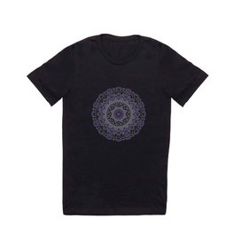 Mandala-Yoga-Blue T Shirt