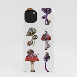 Mushrooms n Snails iPhone Case