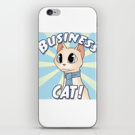 Business Cat! iPhone Skin