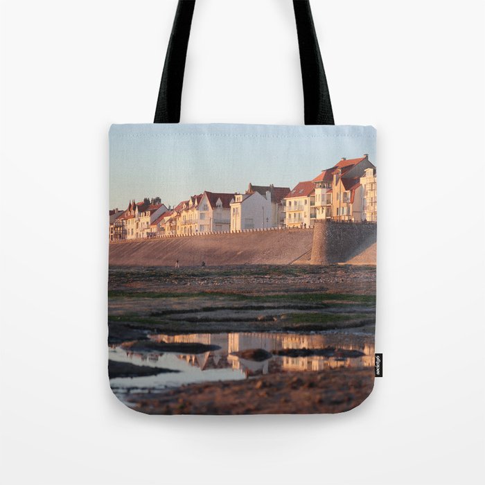 Ambleteuse Seafront, Opal Coast, France Tote Bag