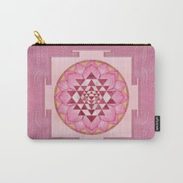Sri Yantra  / Sri Chakra in lotus Carry-All Pouch