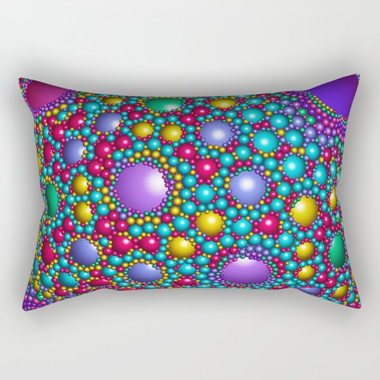 Colored balls Rectangular Pillow