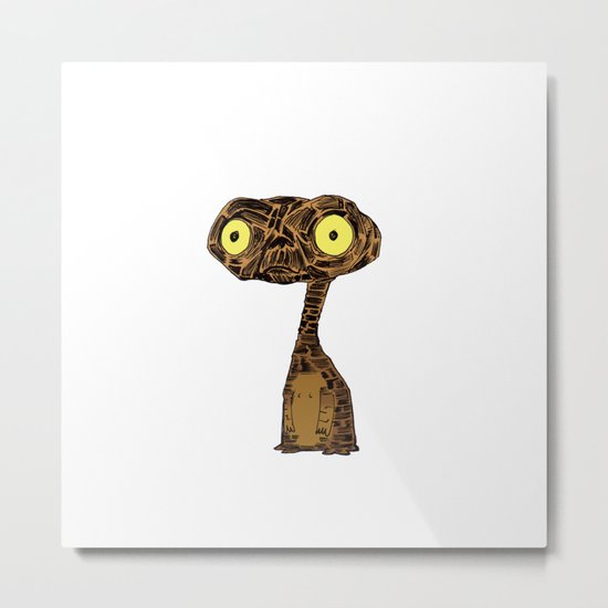 Grumpy E.T. Metal Print