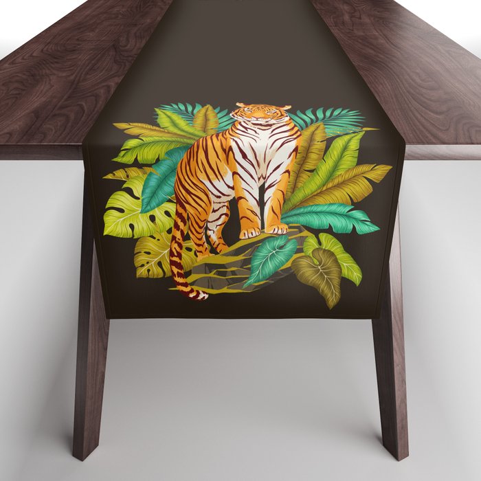 Jungle Tiger Table Runner