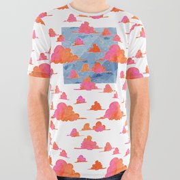 Clouds Over Koi Window 1 All Over Graphic Tee