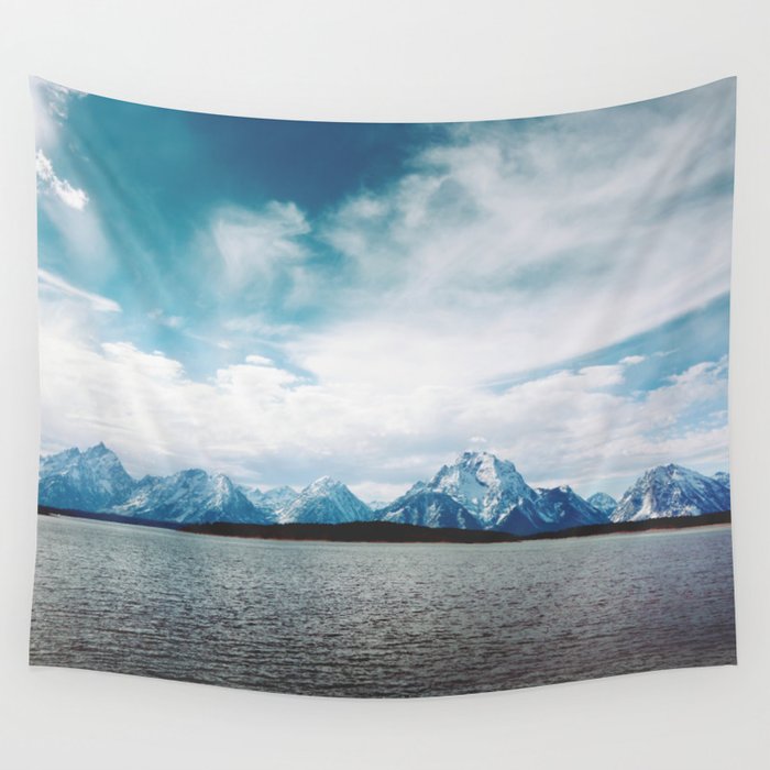 Dreaming of Mountains and Sky Wall Tapestry