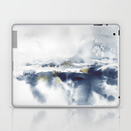 Blue landscape Laptop & iPad Skin