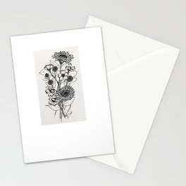 spring floral bouquet Stationery Cards