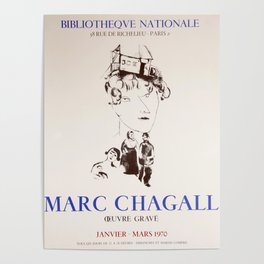 Autoportrait a la Famille - Marc Chagall, 1970 Poster