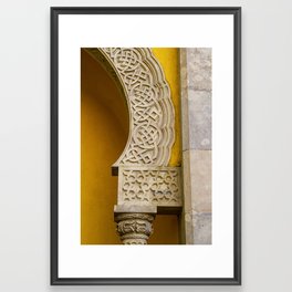Yellow Arch Framed Art Print