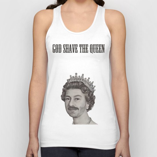God shave the Queen Unisex Tank Top