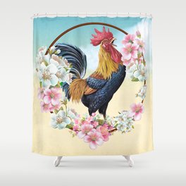 Rooster Shower Curtain