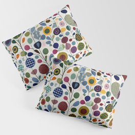Happy garden abstract design! Pillow Sham