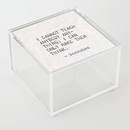 teach - Socrates Acrylic Box