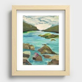River Recessed Framed Print